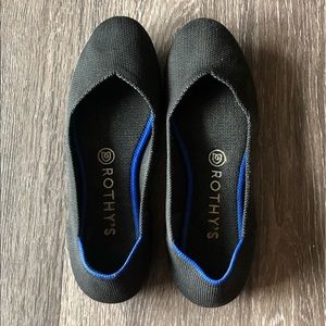 Rothy’s black flats size 7